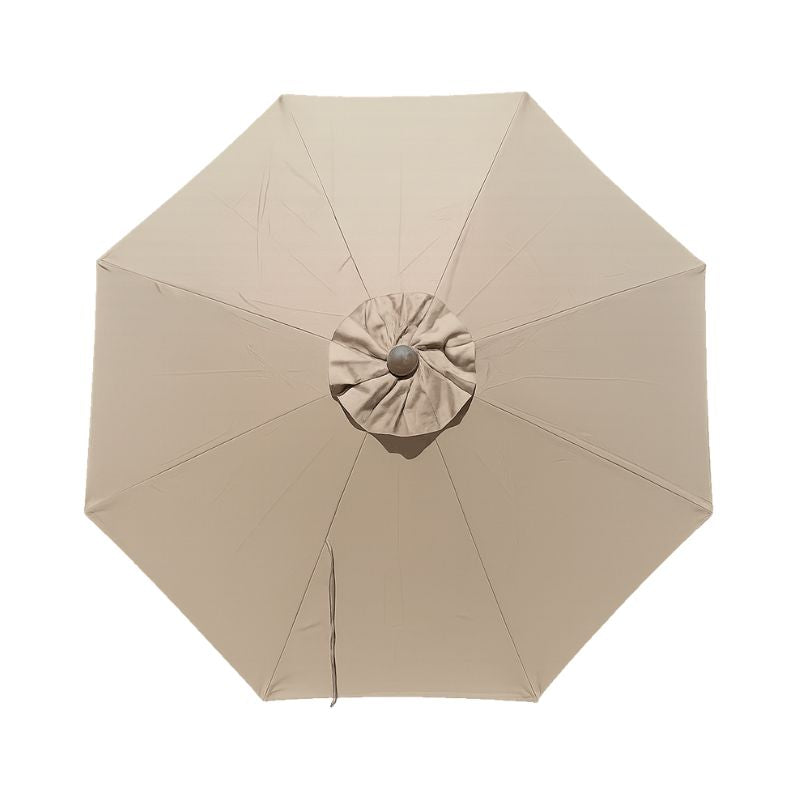 Beige 8 Rib Poly Acrylic Fade Resistant Patio Umbrella canopy replacement