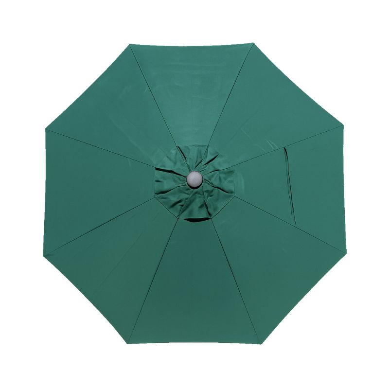 Hunter Green 8 Rib Poly Acrylic Fade Resistant Patio Umbrella canopy replacement