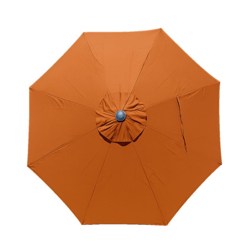 Tuscan Orange 8 Rib Poly Acrylic Fade Resistant Patio Umbrella canopy replacement