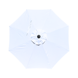 Bright White Umbrella Replacement Canopy 8 Rib Style