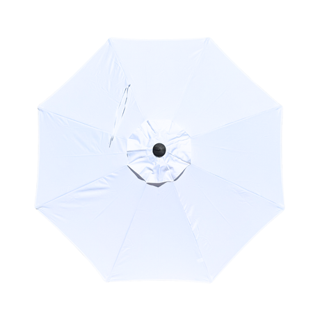 Bright White Umbrella Replacement Canopy 8 Rib Style