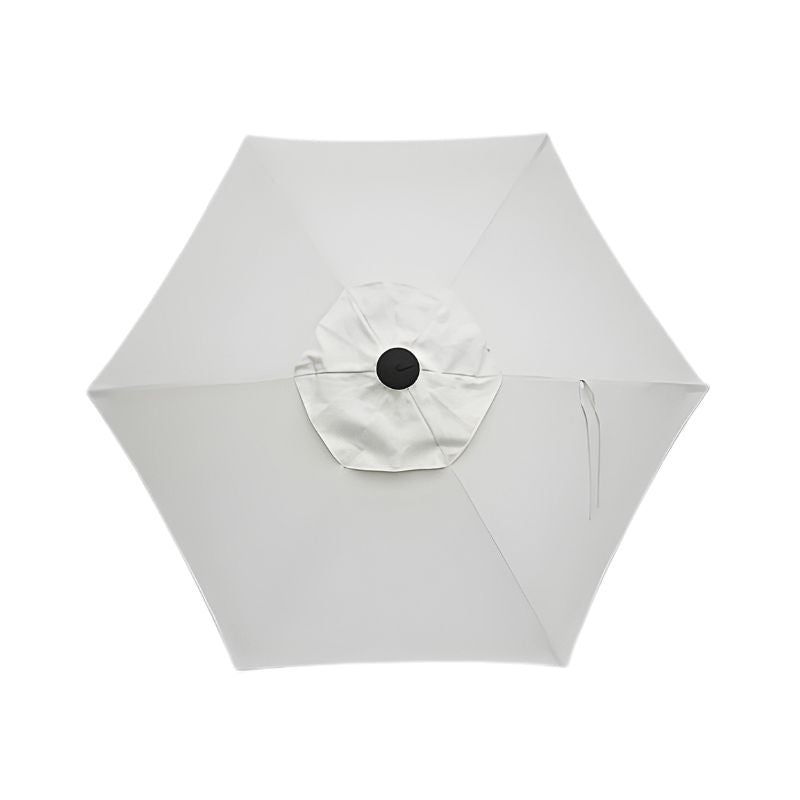 6.5 FT Poly Canvas Umbrella Replacement Canopy - 6 Ribs
