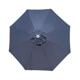 Navy Blue 8 Rib Poly Acrylic Fade Resistant Patio Umbrella canopy replacement