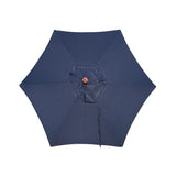 Navy Blue 6 Rib Acrylic Fade Resistant Patio Umbrella canopy replacement