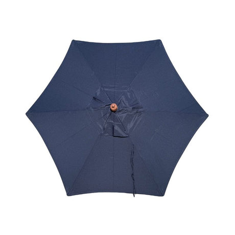 Navy Blue 6 Rib Acrylic Fade Resistant Patio Umbrella canopy replacement