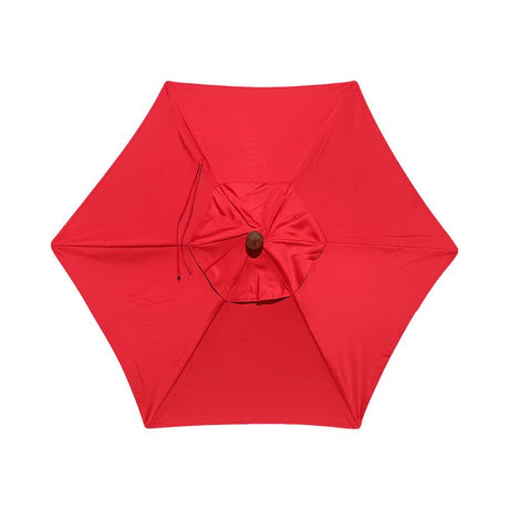 Red Poly Acrylic Fade Resistant Patio Umbrella canopy replacement