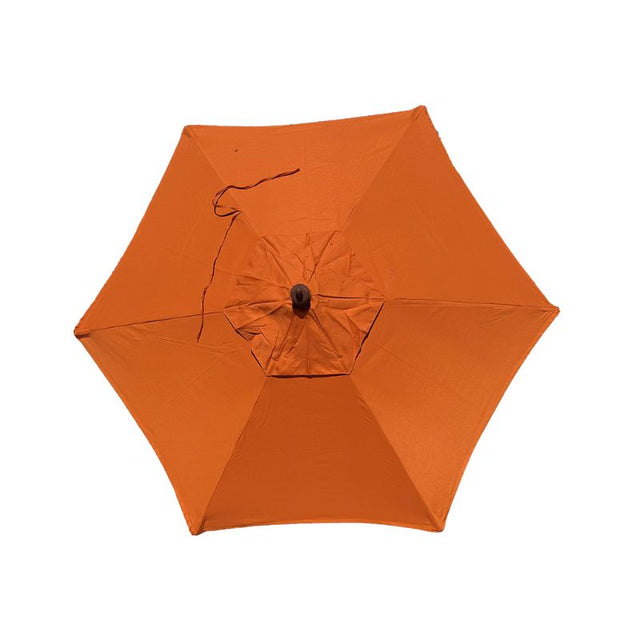 Tangerine Acrylic Fade-Resistant 6 Rib Patio Umbrella canopy replacement