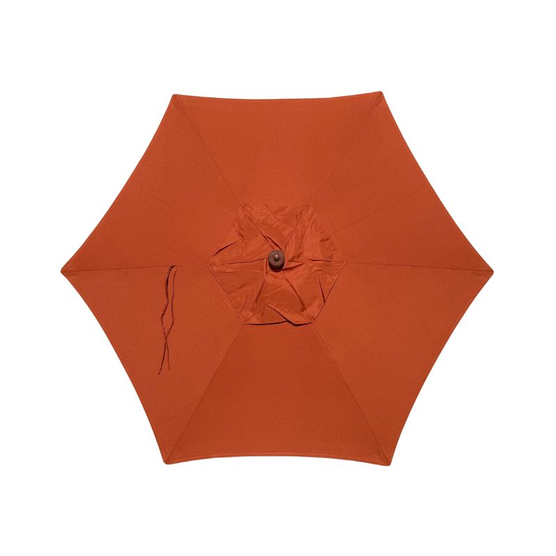 Tuscan Orange Acrylic Fade Resistant Patio Umbrella canopy replacement