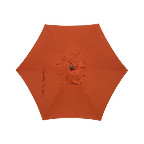 Tuscan Orange Acrylic Fade Resistant Patio Umbrella canopy replacement