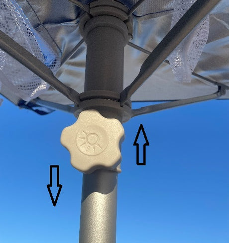 Beach Umbrella With Table
